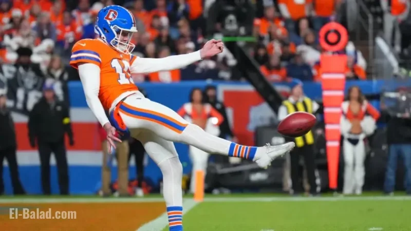 Denver Broncos’ Rookie Punter Faces Challenges in Week 10 Debut