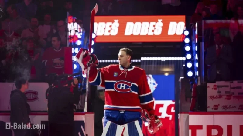 Jakub Dobes Earns NHL’s Third Star for October with Montréal Canadiens