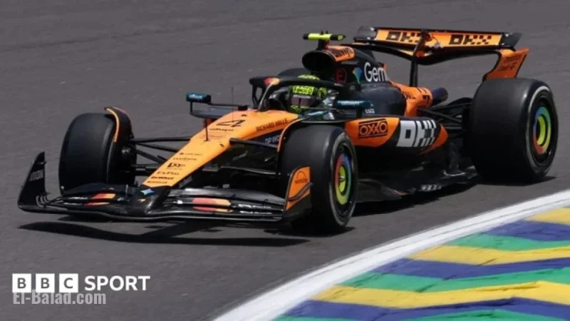 Lando Norris Leads Oscar Piastri in Intense Interlagos Practice at Sao Paulo GP