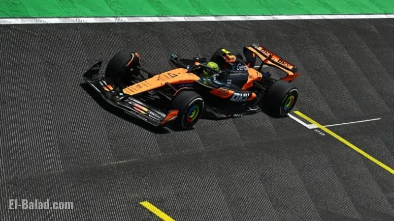 Lando Norris Outpaces Oscar Piastri in Sao Paulo Grand Prix Practice