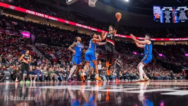 Trail Blazers Stun Oklahoma City with 22-Point Comeback Victory