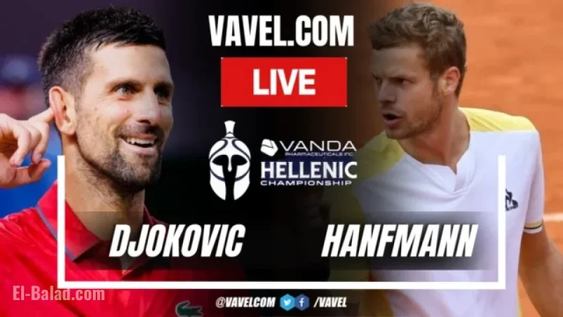 Watch Novak Djokovic vs Yannick Hanfmann Live: Stream on November 7, 2025