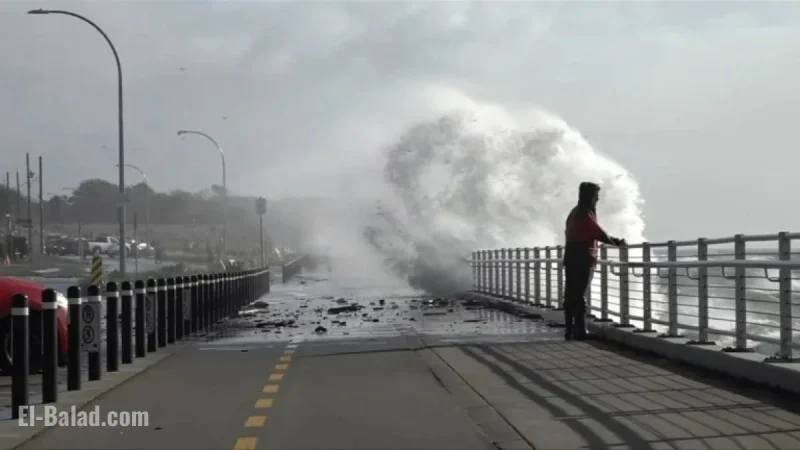 Wind Advisory for Greater Victoria; Coastal Flooding Alerts Remain Active