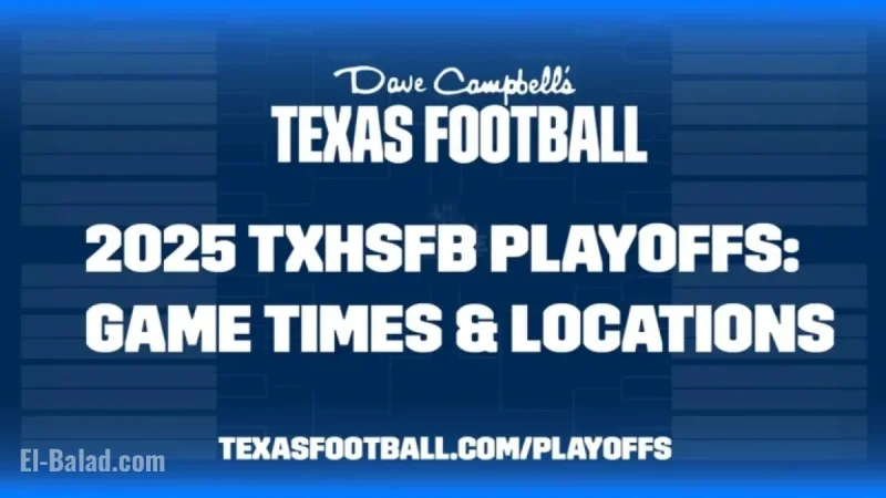 2025 Texas High School Football Playoff Schedule Released