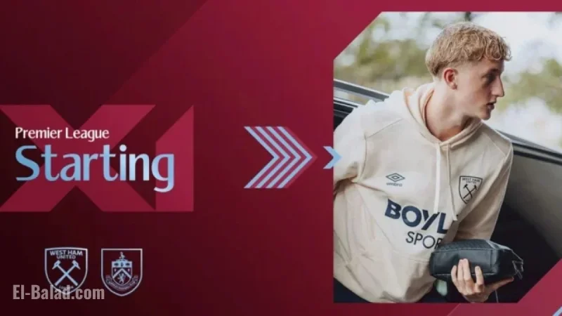 Hammers Maintain Starting XI Against Burnley