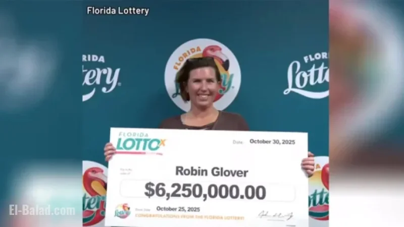 Holmes Beach Woman Wins $6.25 Million Lottery Jackpot