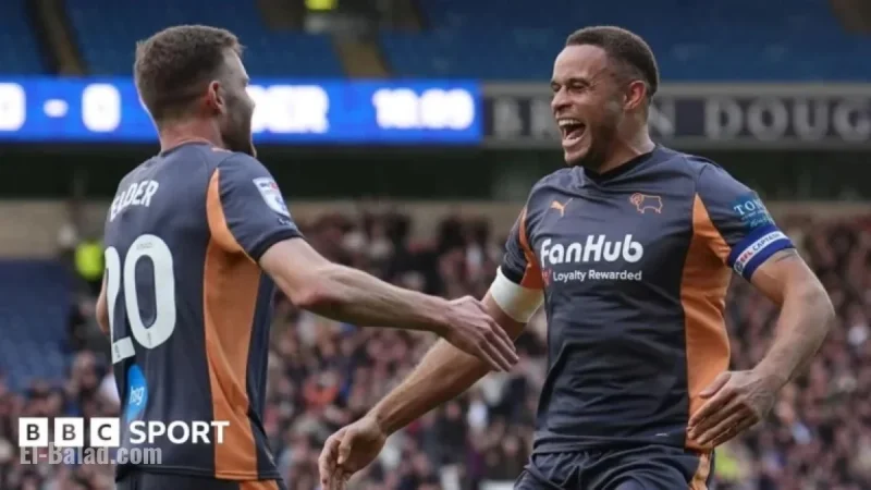Live Championship Scores: Blackburn vs Derby Updates and Results