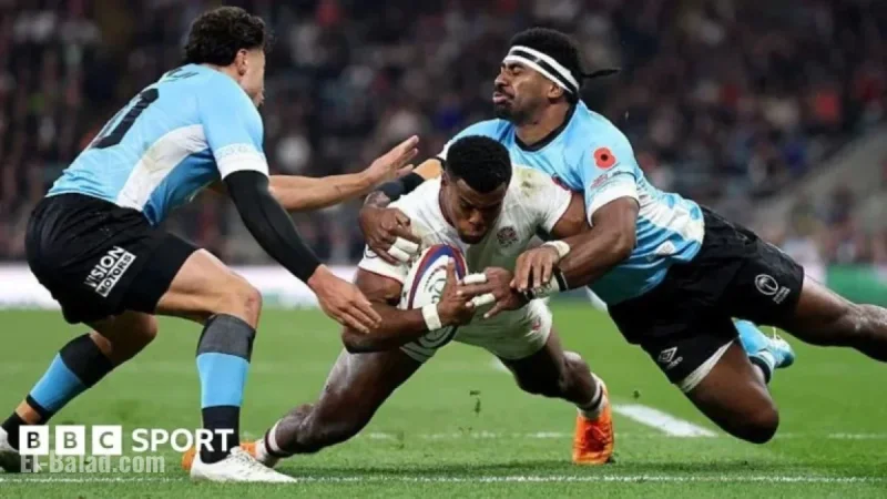 Live Updates: England vs Fiji Score & Commentary in Rugby Autumn Internationals