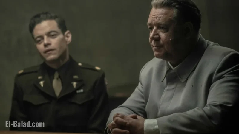 “Nuremberg” Movie: Rami Malek Faces Russell Crowe in a Chilling Battle of Wills
