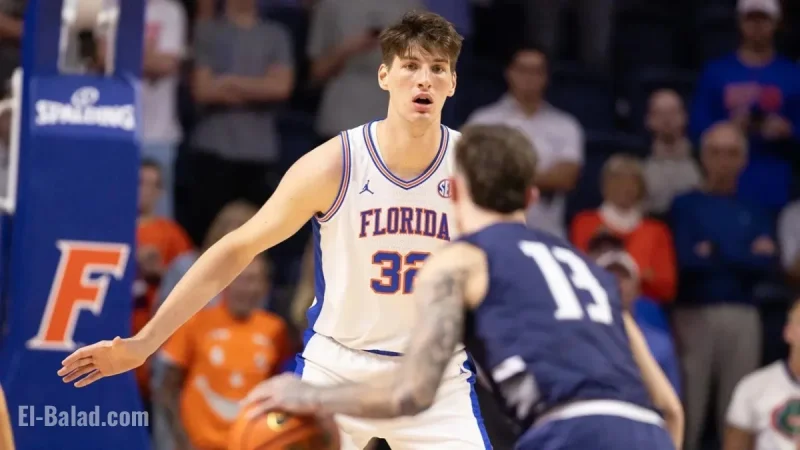 Olivier Rioux becomes the tallest college basketball player ever as UF basketball debuts 7-foot-9 center