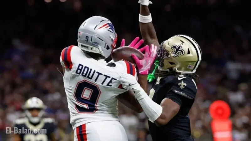 Patriots’ Stevenson and Boutte Out Against Buccaneers