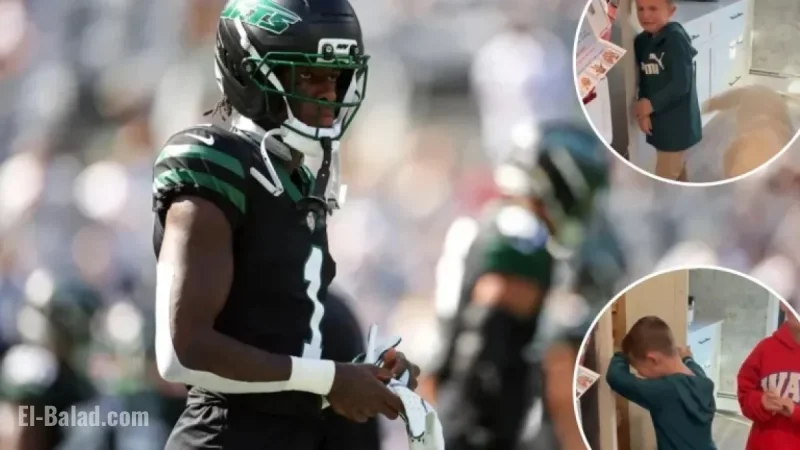 Sauce Gardner Delights Young Jets Fans with Heartwarming Gifts