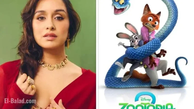 Shraddha Kapoor Voices Hindi Version of Disney’s Zootopia 2