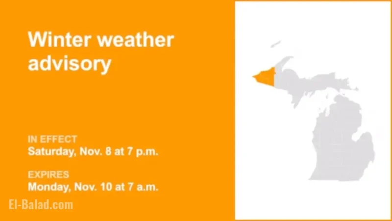 Winter Weather Advisory Issued for Ontonagon, Gogebic Counties Until Monday Morning