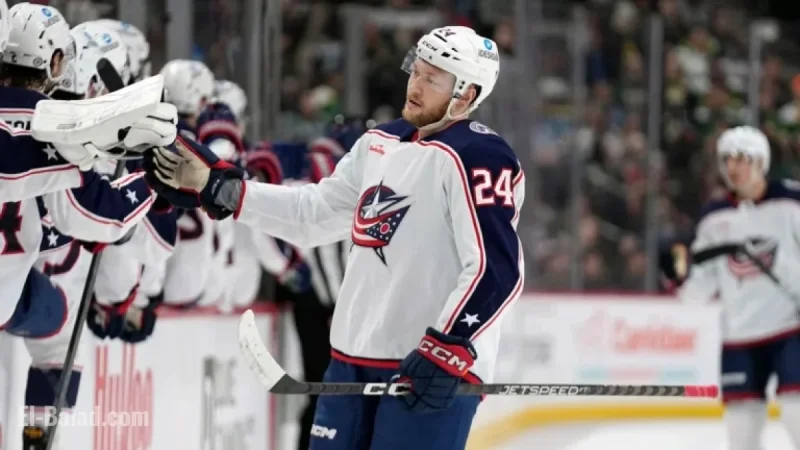 Blue Jackets’ Mathieu Olivier Ejected for Boarding Canucks’ Elias Pettersson