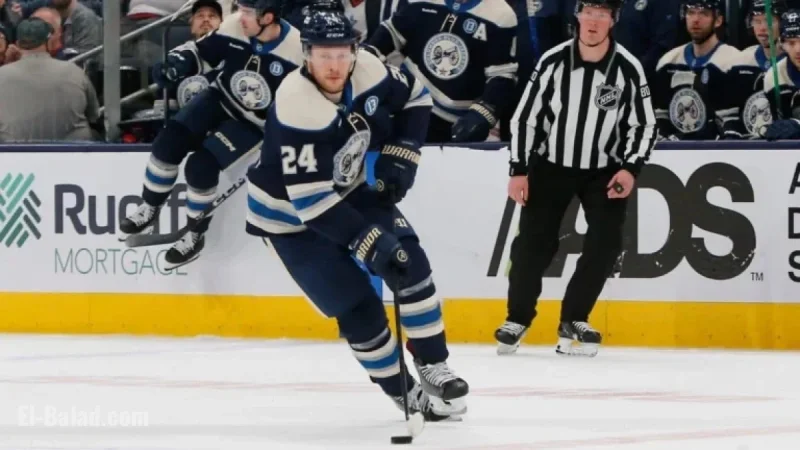 Blue Jackets’ Mathieu Olivier Ejected in Game Against Canucks