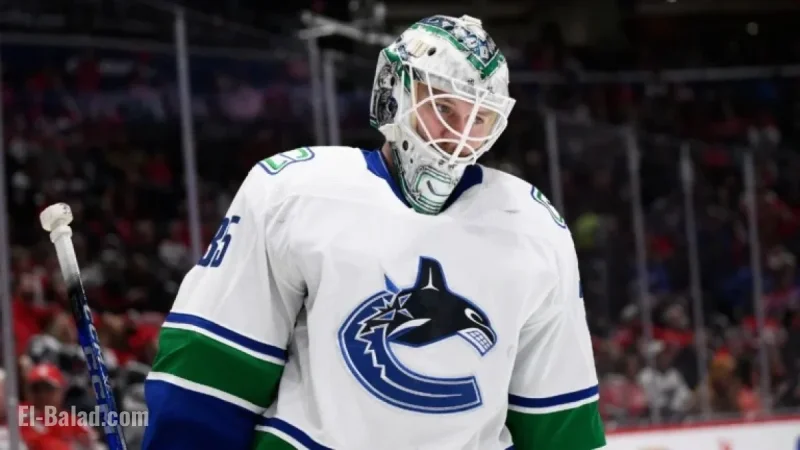 Canucks’ Thatcher Demko Sidelined Against Blue Jackets