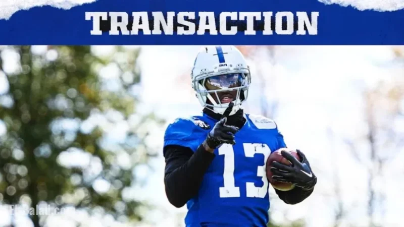 Colts Add Treadwell, Nchami, and Smith to Active Roster for Week 10