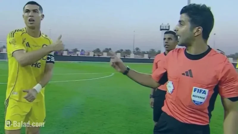 Cristiano Ronaldo Sarcastically Criticizes Referee in Al-Nassr Match