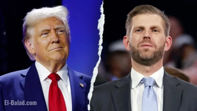 Eric Trump Phones His Father Onstage at Turning Point Event