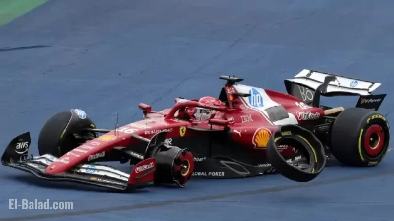 Ferrari Nightmare: Leclerc’s Exit Sparks Radio Outburst; Hamilton Criticizes FIA