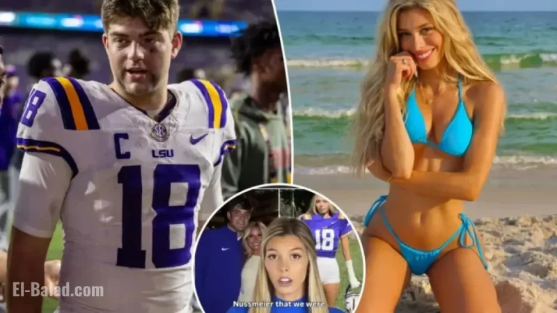 Influencer Refutes Affair Rumors with Engaged LSU Quarterback Amid Viral Article