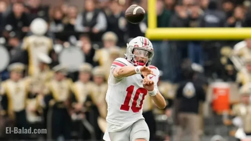 Julian Sayin Shines, Boosts Heisman Bid in Ohio State’s 34-10 Win Over Purdue