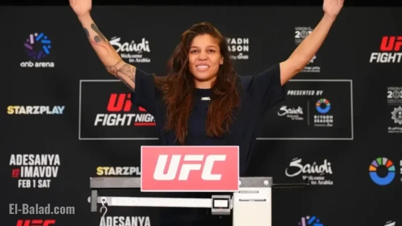 Mayra Bueno Silva Reveals Dressing as Man for UFC Saudi Arabia Weigh-in