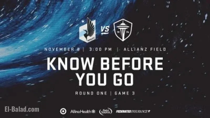 MNUFC vs. Seattle Sounders: Essential Details for November 8 Event
