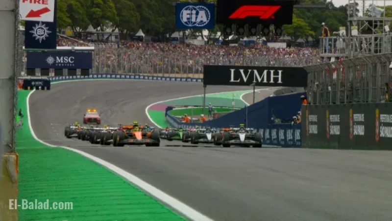 Norris Leads Exciting Sao Paulo GP Race Start