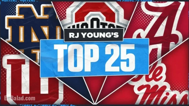 Ohio State, Indiana Lead 2025 College Football Rankings as ACC Teams Slip