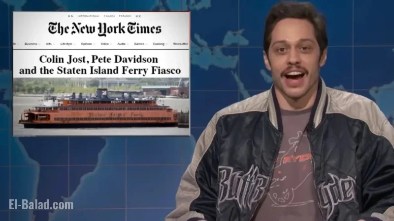 Pete Davidson Jokes About ‘Staten Island Ferry Fiasco’ on SNL