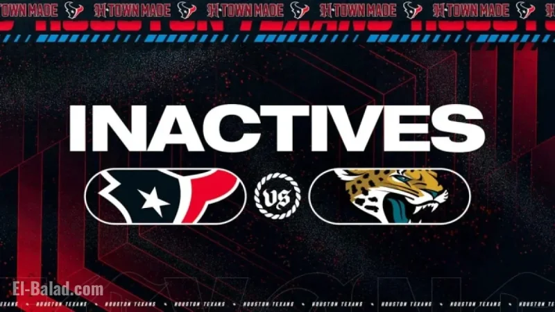 Week 10 Inactives Revealed