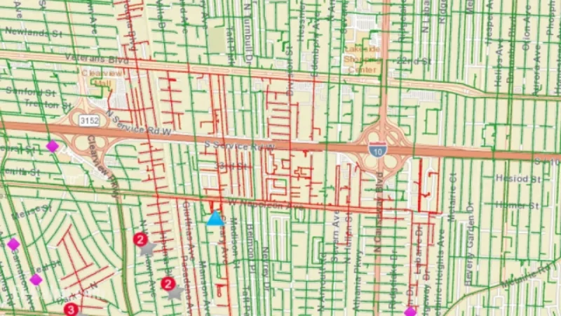 Cold Front Leaves Over 8,800 Without Power in Metairie