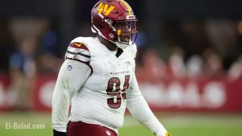 Commanders’ Daron Payne Suspended for Punching Lions Player