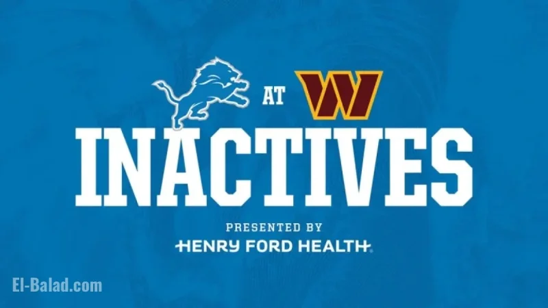 Detroit Lions Face Off Against Washington Commanders