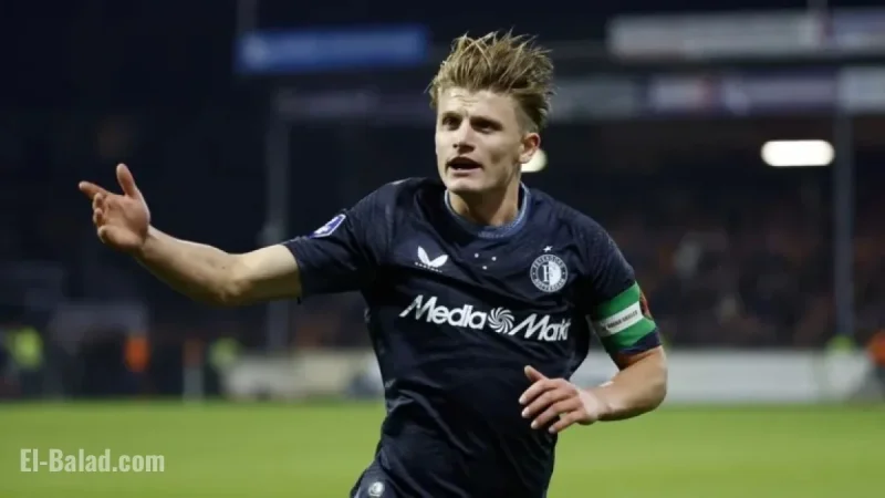 Eagles Take Lead Against Feyenoord as Deijl Scores Penalty