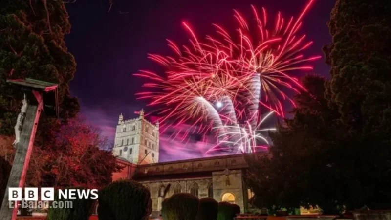 Fireworks Dazzle Gloucestershire with Pudsey Bear Celebration