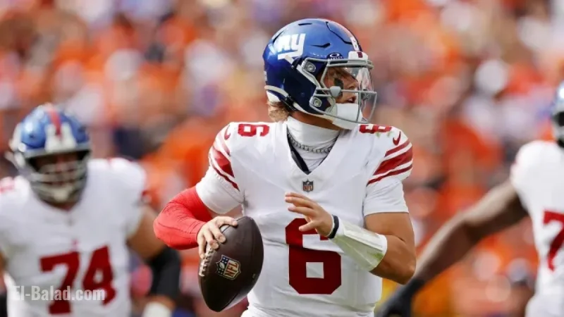 Jaxson Dart Injury Update: Giants QB Status Revealed for Week 10 Game
