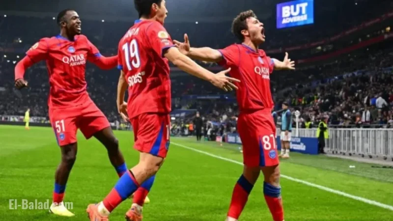 Joao Neves Secures PSG’s Last-Minute Victory Over Lyon in Thrilling Match