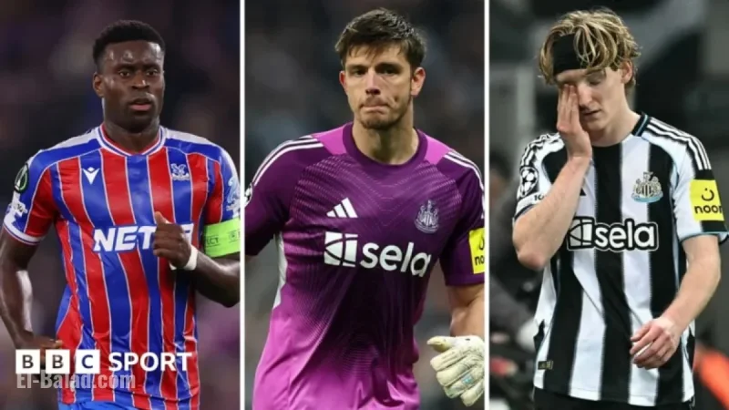 Marc Guehi, Nick Pope, Anthony Gordon to Miss England Matches Due to Injuries