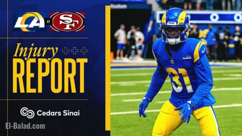 Week 10 49ers Injury Update: Nacua, Williams Play; Whittington Questionable