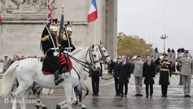 11 November Commemorations Feature Sonnerie aux Morts and Funeral Urn
