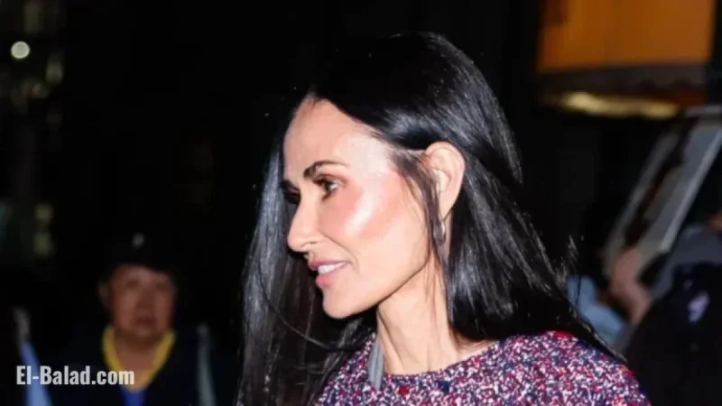 Demi Moore Dazzles in Gucci Winter Ensemble in NYC
