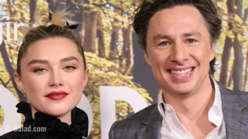 Florence Pugh Reveals Strain of Defending Age-Gap Romance with Zach Braff