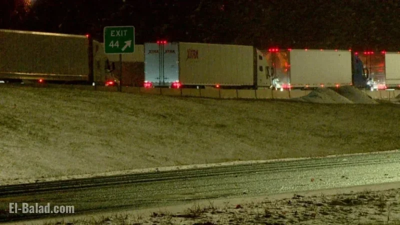 Hazardous Cold Weather Causes Traffic Chaos on WNC Interstates