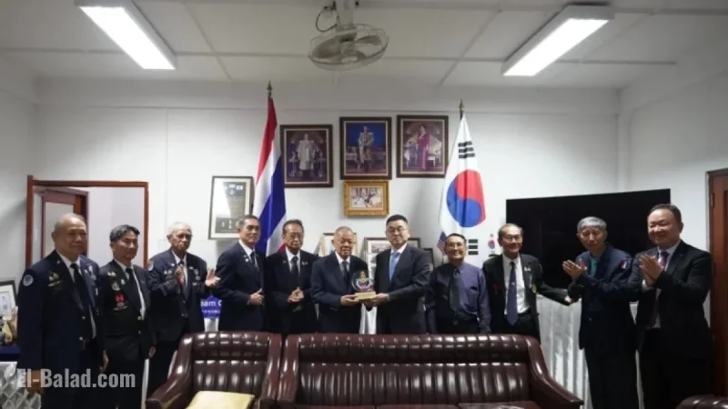 LIG Nex1 Honors Thai Korean War Veterans
