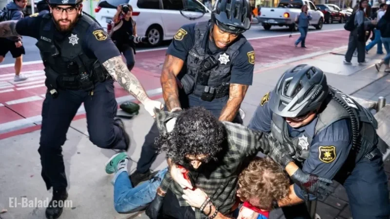 Protesters Clash with Attendees at UC Berkeley’s Turning Point Event