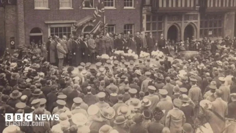 Surrey Town Hosts Historic First Two-Minute Silence