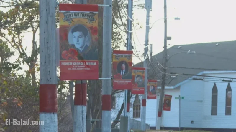 Dominion Honors Veterans with Street Lined Banners